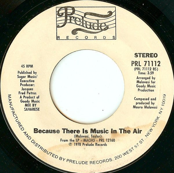 Macho - I'm A Man (7", Styrene)