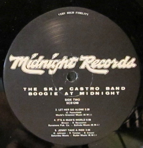 The Skip Castro Band : Boogie At Midnight (LP, Album)