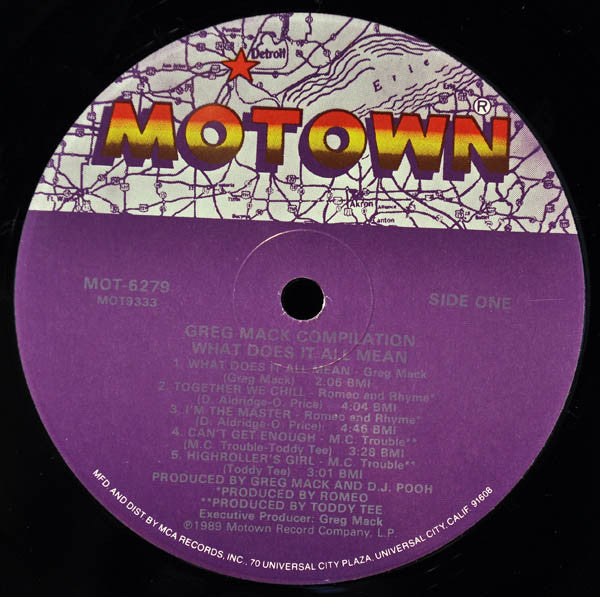 Various : Greg Mack Compilation - What Does It All Mean? (LP, Comp)