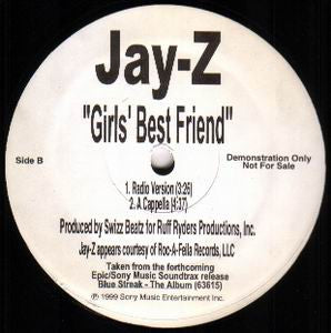 Jay-Z - Girls' Best Friend (12", Single, Promo)