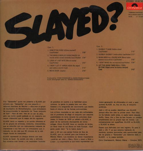 Slade : Slayed? (LP, Album)