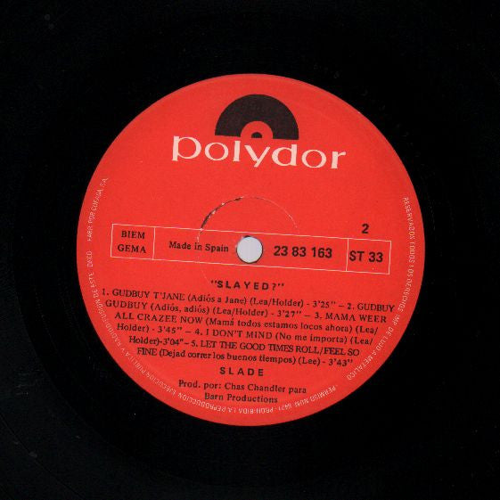 Slade : Slayed? (LP, Album)