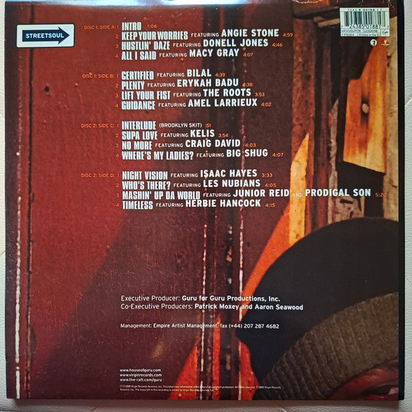 Guru : Jazzmatazz (Streetsoul) (2xLP, Album, RE, Unofficial)