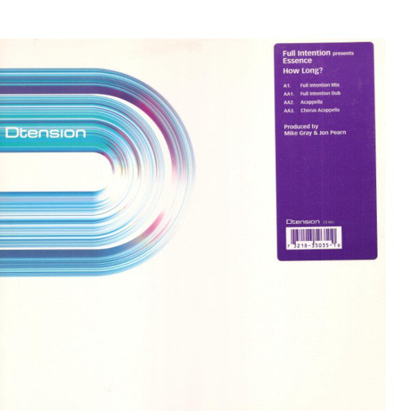 Full Intention Presents Essence (12) : How Long? (12")