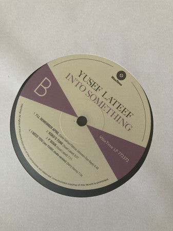 Yusef Lateef : Into Something (LP, Ltd, RE, 180)