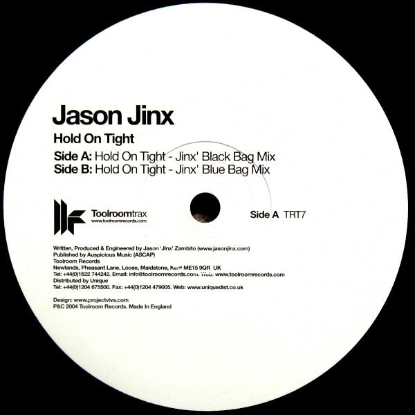Jason Jinx : Hold On Tight (12", TP)