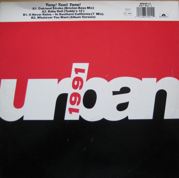 Tony! Toni! Toné! : Oakland Stroke (12")