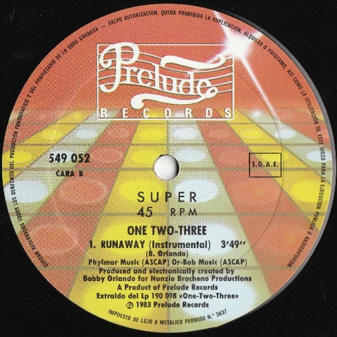One Two-Three* : Runaway (12", Maxi)