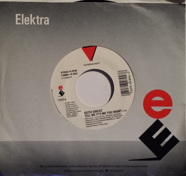 Keith Sweat - Your Love - Part 2 (7", Single)