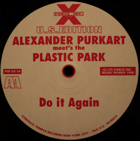 Alexander Purkart Meet's The Plastic Park* - Livin' Legend (12")
