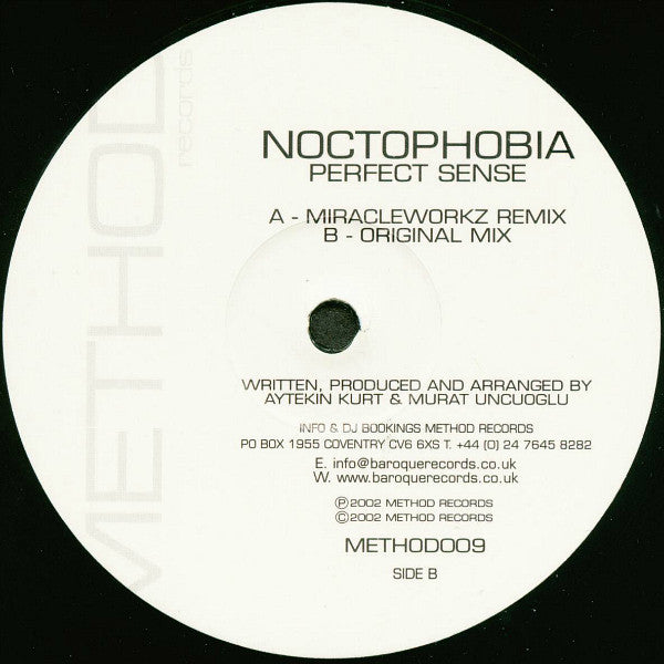 Noctophobia - Perfect Sense (12", Promo)