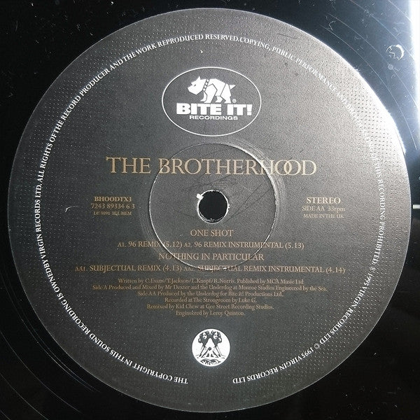 The Brotherhood - One Shot / Nothing In Particular Remixes (12")