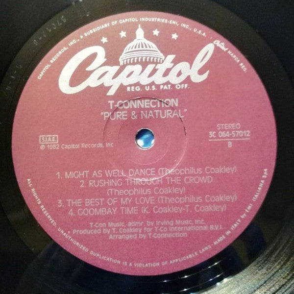 T-Connection : Pure & Natural (LP, Album)