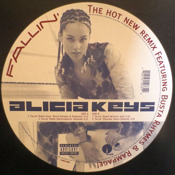 Alicia Keys : Fallin' (Remix) (12")