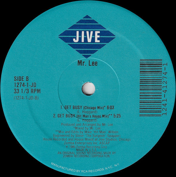 Mr. Lee - Get Busy (12")