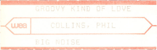 Phil Collins - A Groovy Kind Of Love (7", Single)