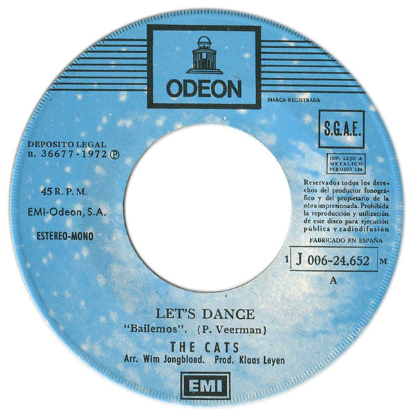 The Cats : Let's Dance (7", Single, RE)