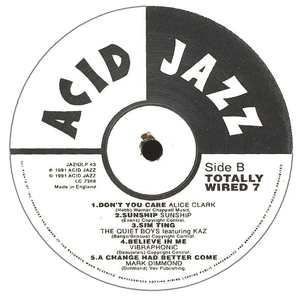 Various : Totally Wired 7 (LP, Comp)