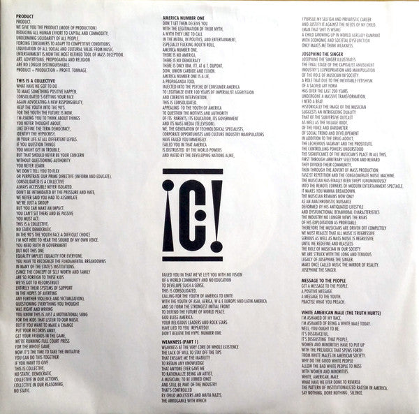 Consolidated : The Myth Of Rock (LP, Album)
