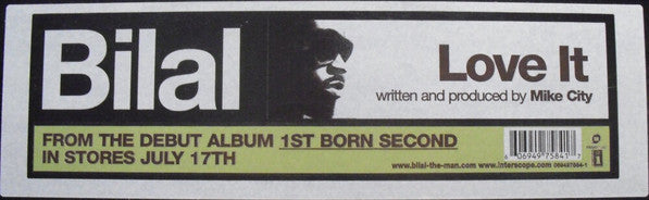 Bilal : Love It (12")