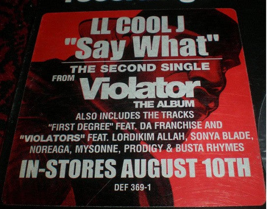 Violator - Say What / First Degree / Violators (12", Promo)