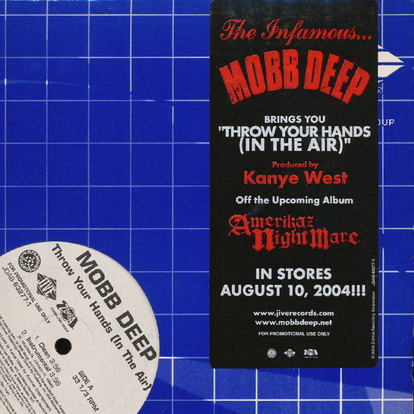 Mobb Deep - Throw Your Hands (In The Air) (12", Promo)
