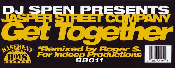 DJ Spen Presents Jasper Street Company* : Get Together (12")