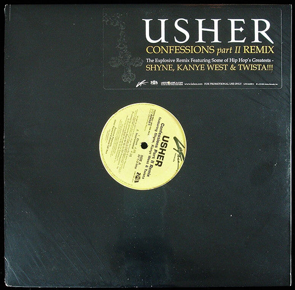Usher Featuring Shyne, Kanye West & Twista : Confessions Part II (Remix) (12", Promo)