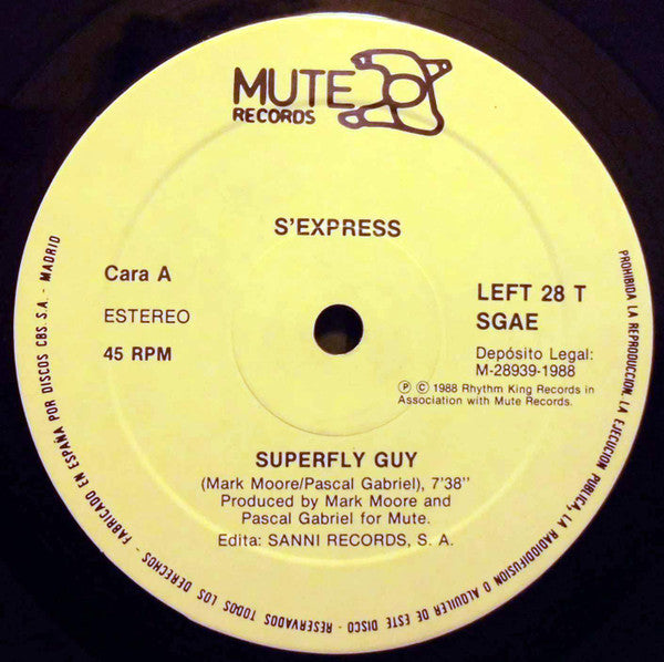 S'Express : Superfly Guy (12")
