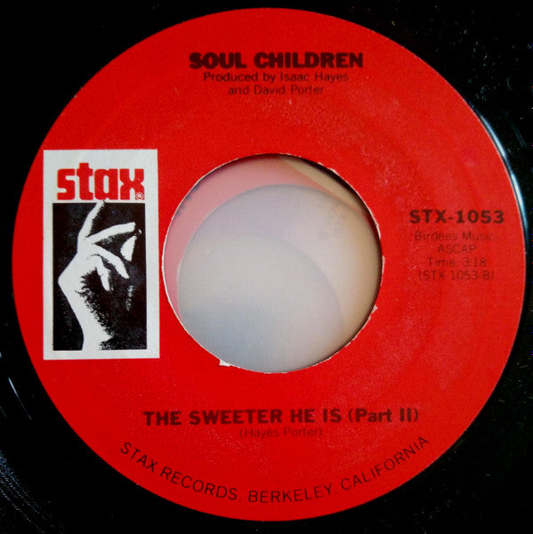Soul Children - The Sweeter He Is (7", Single, RE)