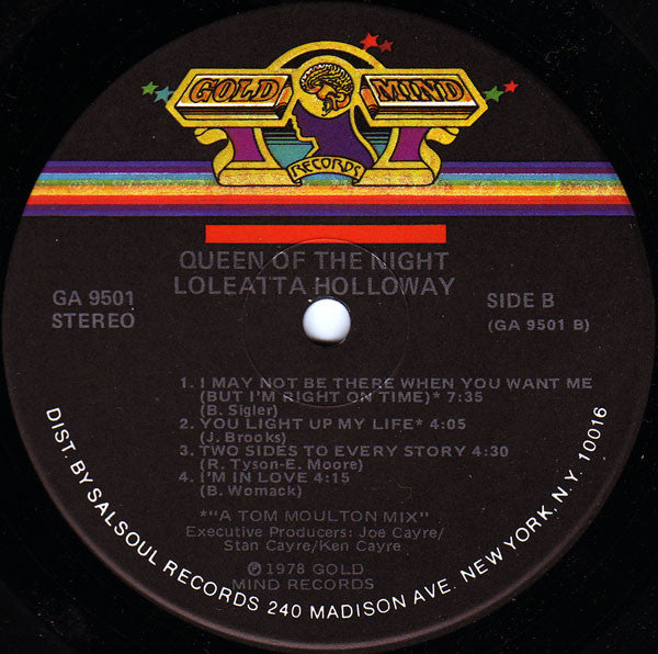 Loleatta Holloway - Queen Of The Night (LP, Album)