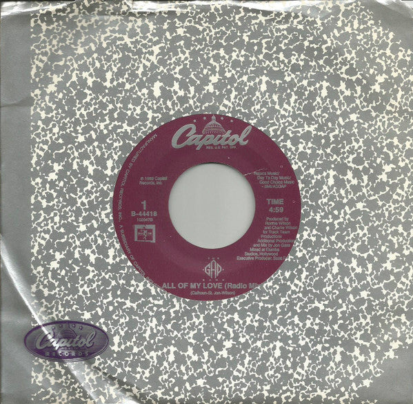 The Gap Band : All Of My Love (7", Single)