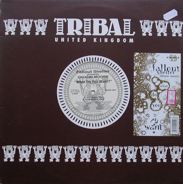 Fallout Shelter Presents Dihann Moore : What Do You Want? (12")