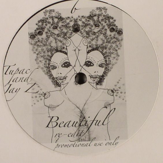 Kelis, Tupac*, Jay-Z - Protect My Heart (Re-Edit) (12", Unofficial, W/Lbl)