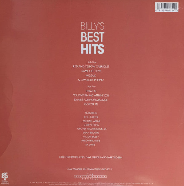 Billy Cobham : Billy's Best Hits (LP, Comp)