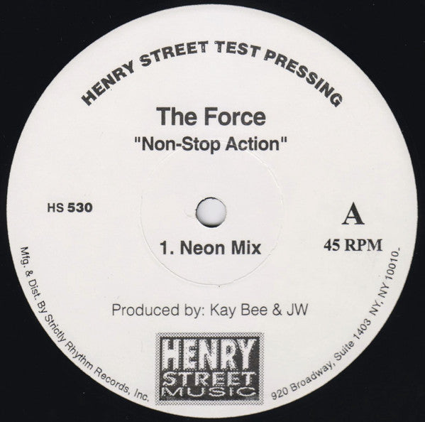 The Force (23) : Non-Stop Action (12", TP)