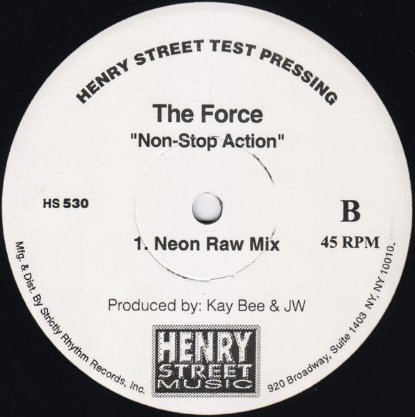 The Force (23) : Non-Stop Action (12", TP)