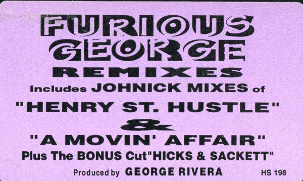 Furious George : Remixes (12")