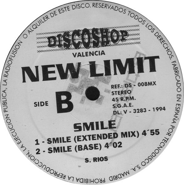 New Limit - Smile (12")