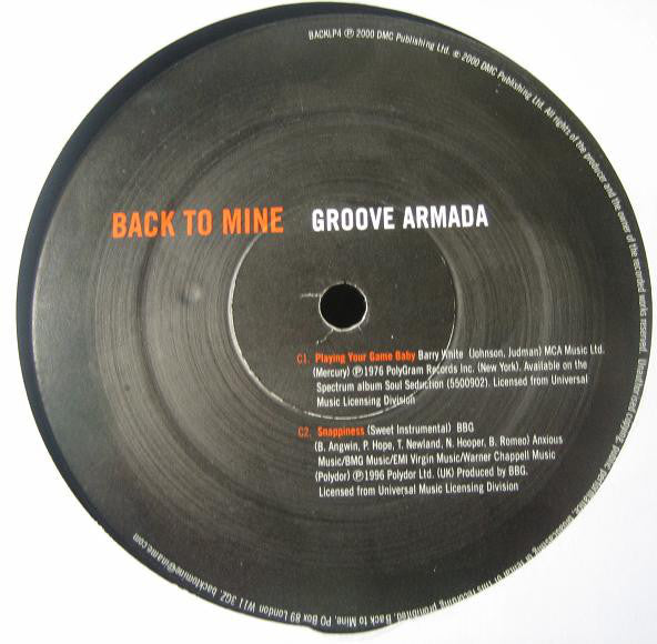 Groove Armada - Back To Mine (3xLP, Comp)