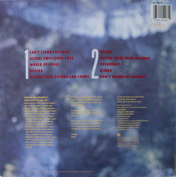Randy Crawford : Abstract Emotions (LP, Album)
