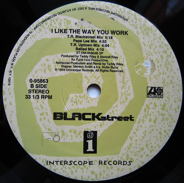 Blackstreet - Booti Call / I Like The Way You Work (12")