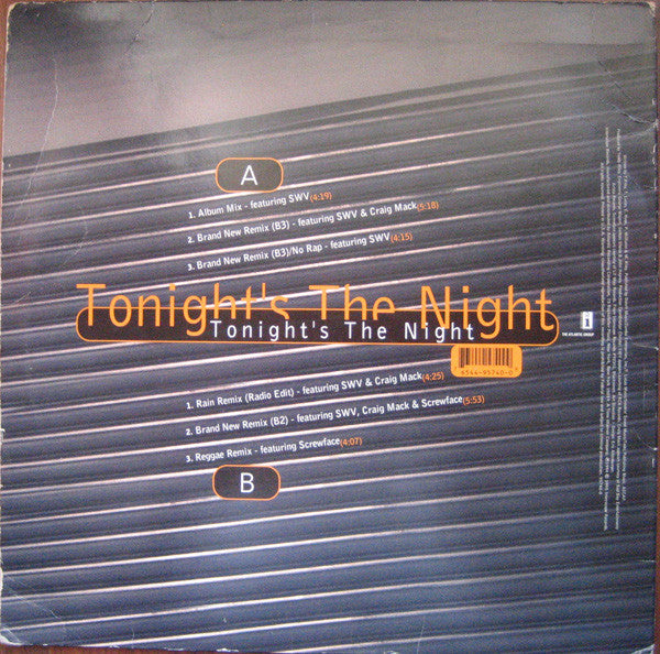 Blackstreet : Tonight's The Night (12")