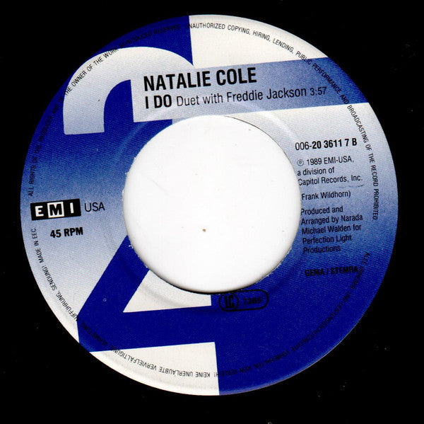 Natalie Cole : Starting Over Again (7", Single)