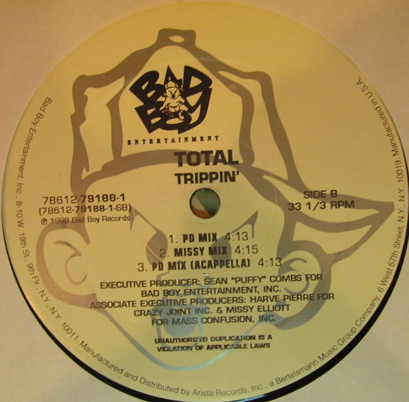 Total - Trippin' (12")