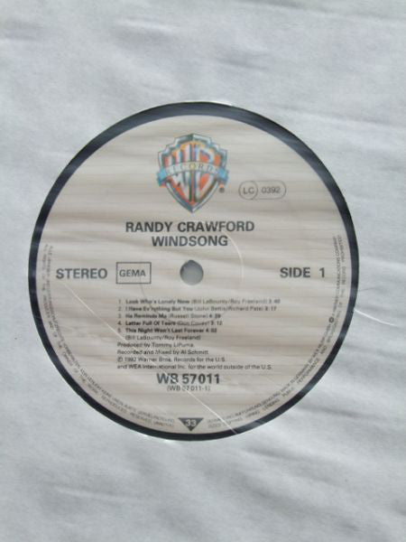 Randy Crawford : Windsong (LP, Album)