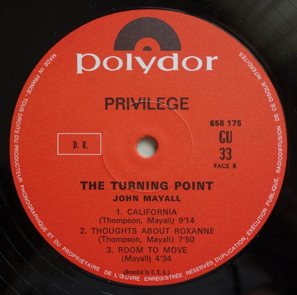 John Mayall - The Turning Point (LP, Album)