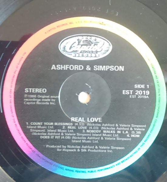 Ashford & Simpson - Real Love (LP, Album)