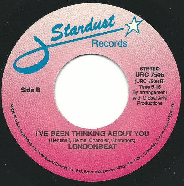 M / Londonbeat - Pop Muzik / I've Been Thinking About You (7", Single)