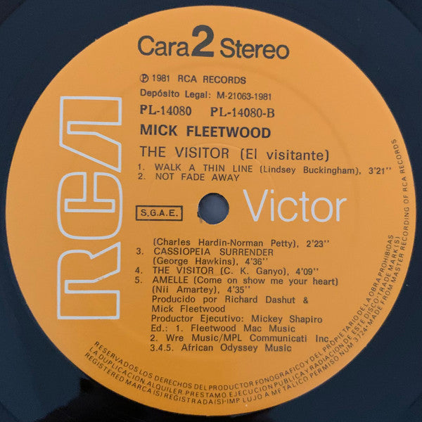 Mick Fleetwood - The Visitor. El VIsitante (LP, Album, Gat)
